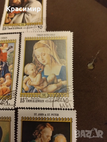 Пощенски марки Ум-Ал-Куйен., снимка 5 - Филателия - 52204842