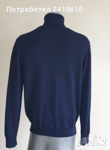 POLO Ralph Lauren Merino Wool / POLO Mens Size M  ОРИГИНАЛ! Мъжки Пуловер Поло!, снимка 11 - Пуловери - 52576721