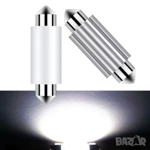 LED крушки софитни 31mm 12-24V 2 броя, снимка 2 - Аксесоари и консумативи - 55864914