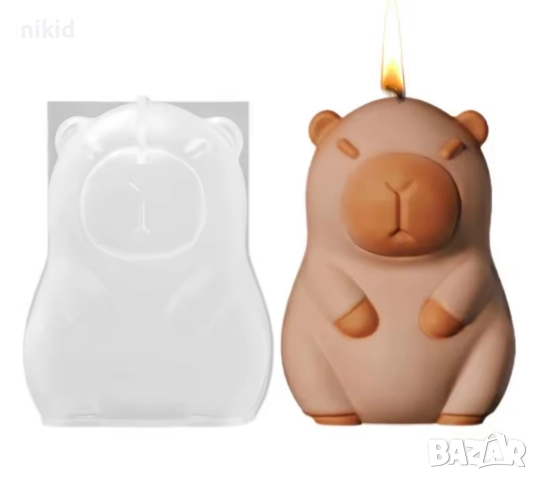 3d Капибара Capybara 2 размера силиконов молд форма фондан шоколад гипс свещ смола