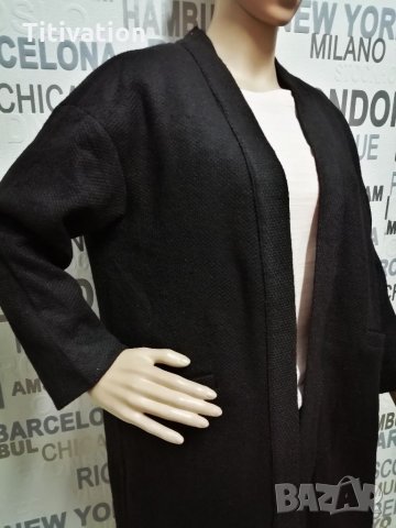 Черно манто, снимка 3 - Палта, манта - 35298889