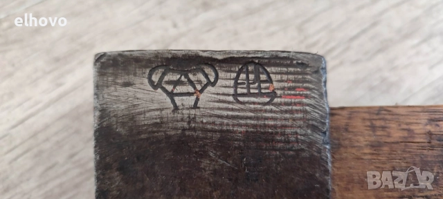 Стара брадва с дълга дръжка#38, снимка 5 - Антикварни и старинни предмети - 52799626