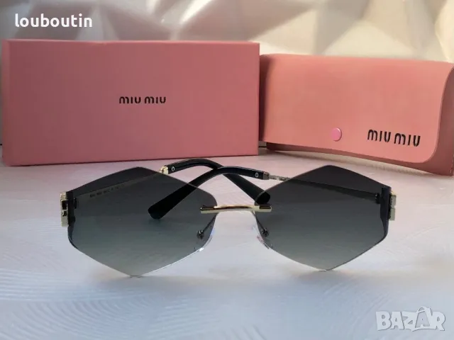 Miu 2024 дамски слънчеви очила осмоъгълник ромб 4 цвята, снимка 10 - Слънчеви и диоптрични очила - 48002083