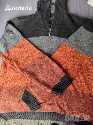 Мъжки пуловер, DOKC, снимка 2 - Пуловери - 48200538