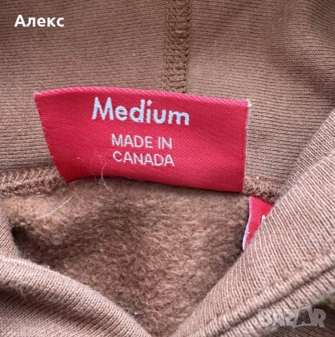 supreme Boxlogo Hoodie Rust FW17 , снимка 3 - Суичъри - 53956021