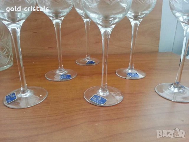 Кристални чаши , снимка 10 - Антикварни и старинни предмети - 30375671