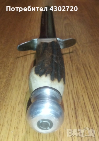 Нож от стар австрийски щик L.Zeitler Wien VIII, снимка 3 - Антикварни и старинни предмети - 53332606