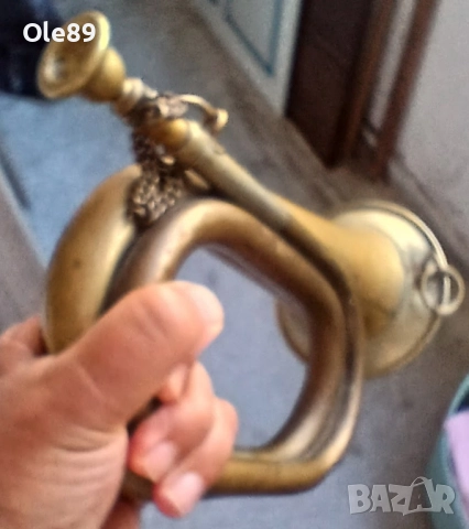 Ловна,военна тръба-месинг, снимка 3 - Духови инструменти - 51981524