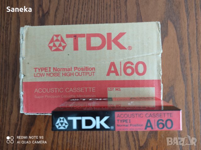 TDK A 60, снимка 3 - Аудио касети - 42505604