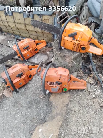 Хускварна 266 моторна резачка за дърва 3 бр.262хп 1бр.