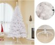 Коледна Снежно бяла елха с шишарки + метална стойка  ТОП ПРЕДЛОЖЕНИЕ, снимка 4