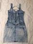Дънкова рокля с презрамки и интересен гръб , снимка 5