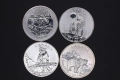 Кленов лист, Канада - серия Дивата природа - 4 х 1 oz / унция, инвестиционно сребро, снимка 1