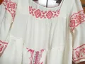 дълга риза с ръчна  бродерия, снимка 4