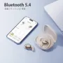 Слушалки с отворено ухо SANAG C16S Open Fit, безжични Bluetooth с микрофон, с куки за уши, бежово, снимка 10