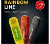 Intenso Rainbow Line USB 2.0 Memory Stick 3 x 32 GB Жълт / Червен / Черен, снимка 8