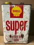 Метална туба Shell  Super Oil , снимка 1