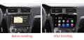 Мултимедия, за VW Golf 7, Двоен дин, Навигация, дисплей 2 Дин, плеър 10“ екран, Android, Голф 7, VW, снимка 7