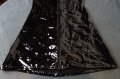 Noir Handmade M/L нова лачена/винил къса рокля с цип отпред, снимка 9