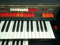 стар, ретро, винтидж професионален електронен синтезатор -орган WILGA, клавир, ел. орган, пиано, снимка 12