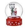 Коледна музикална снежна топка Mercado Trade, Дядо Коледа, 18см., снимка 1