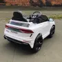 Акумулаторна кола Audi RS Q8 с WiFi меки гуми и кожена седалка и MP3 12V металик, снимка 3