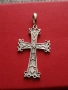 Сребърен кръст - модел С005, снимка 3