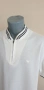 Еmporio Armani Zip Pique Pima Cotton Slim Fit Mens Size 3XL НОВО! ОРИГИНАЛ Мъжка Тениска!, снимка 1