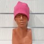 Нова зимна шапка в розов цвят, снимка 5