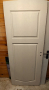 Итериорна врата бяла плътна с фалц - 81,5/197,5 без каса, снимка 1