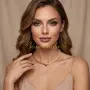 Ръчно изработено колие - чокър естествени перли / естествени камъни / цирконий, снимка 1