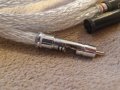 Hi-End 8AG кабел със сребърно покритие 16 нишки с RCA конектори, снимка 4