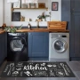 4579 Стилни кухненски пътеки Love Kitchen (Сет 2 части) – Противоплъзгащи и лесни за почистване, снимка 4