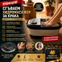 Сгъваем хидромасажор за крака с подгряване, ролков масаж и LED дисплей – Домашно СПА преживяване., снимка 1