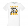 Мъжка тениска In Case Of Accident My Blood Type Is Beer,Бира,Бирфест,Beerfest,Подарък,Изненада,Рожде, снимка 2