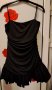 Ефектна малка черна коктейлна рокля ZARA, снимка 1