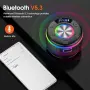 Нова Bluetooth тонколона за баня, преносим водоустойчив (IPX7) Bluetooth 5.3 високоговорител, снимка 3