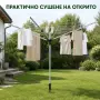 Ротационен градински простор-60 м сушилна площ и 4 рамена, снимка 4