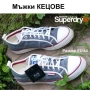 НОВИ Оригинални SuperDry Мъжки КЕЦОВЕ № EU 44 Гуменки Патъци Сникърси Спортни Обувки с Връзки БАРТЕР, снимка 1