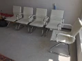 5 броя посетителски офис столове , снимка 6