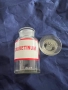 Glass apothecary jar with a label that reads "DIURETINUM.", снимка 2
