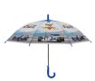 Чадър тип  бастун за дъжд Автоматична детска синя формула 67 см, снимка 2