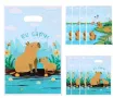10 бр торбички Капибара Capybara за сладки подарък рожден ден парти, снимка 1
