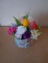 Кутия със сапунени цветя , снимка 1 - Изкуствени цветя - 36974945
