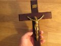 Голям Стар кръст разпятие Христово, Исус Христос 36 х 18 см  църква, снимка 2
