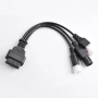 OBD2 адаптер кабел – 3/4/6 pin към 16 pin за мотоциклети и автомобили, снимка 4
