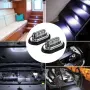Хром комплект LED плафони за номер 12V 24V, снимка 4