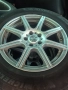 4 а;уминиеви джанти 17", 5X112 за VW, Mercedes с гуми MICHELIN 235/65R17, снимка 2