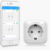 Smart контакт Koogeek P4EU, WiFi, Apple Homekit, бял, снимка 4 - Други стоки за дома - 40743161