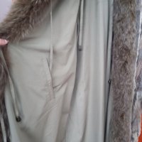 Дълго палто лисица и чинчила Нова цена 700лв, снимка 6 - Палта, манта - 34976851